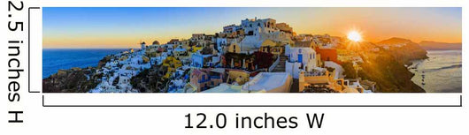 Santorini Greece Oia Sunset Wall Decal