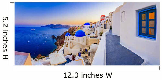 Oia Sunset Santorini Greece Wall Decal Design 1