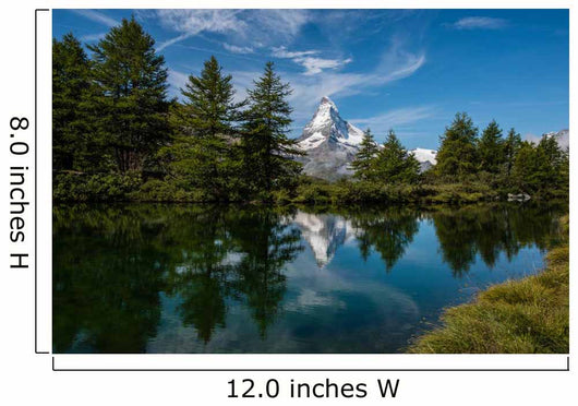 Swiss Matterhorn Mountain Wall Decal