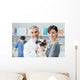 Woman with Her Cat Wall Decal