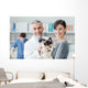 Woman with Her Cat Wall Decal