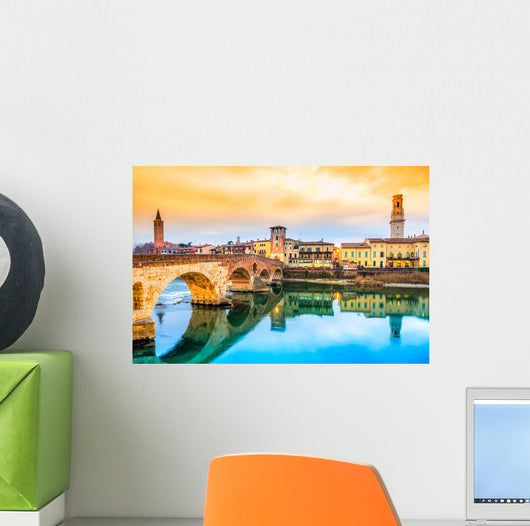 Ponte Di Pietra Verona Wall Decal