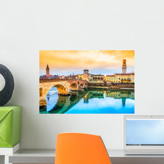 Ponte Di Pietra Verona Wall Decal