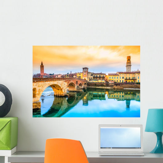 Ponte Di Pietra Verona Wall Decal