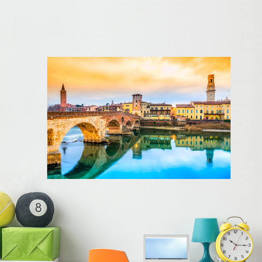 Ponte Di Pietra Verona Wall Decal