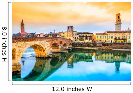 Ponte Di Pietra Verona Wall Decal