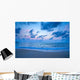 Blue Sunset Beach Wall Decal