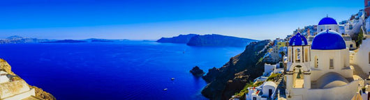 Oia Santorini Greece Wall Decal Panoramic Wall Decal