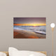 Colorful Ocean Beach Sunrise Wall Decal Design 2