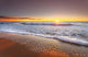 Colorful Ocean Beach Sunrise Wall Decal Design 2