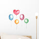 Balloons Watercolor Set Wall Decal Sticker Set