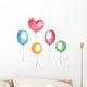 Balloons Watercolor Set Wall Decal Sticker Set
