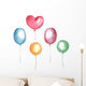 Balloons Watercolor Set Wall Decal Sticker Set