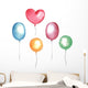 Balloons Watercolor Set Wall Decal Sticker Set