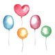 Balloons Watercolor Set Wall Decal Sticker Set