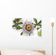 Passion Flower Blossom White Wall Decal