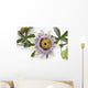 Passion Flower Blossom White Wall Decal