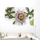 Passion Flower Blossom White Wall Decal