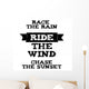 Ride Wind Quote Wall Decal