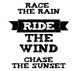 Ride Wind Quote Wall Decal