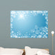 Festive Snow Ice Wall Decal