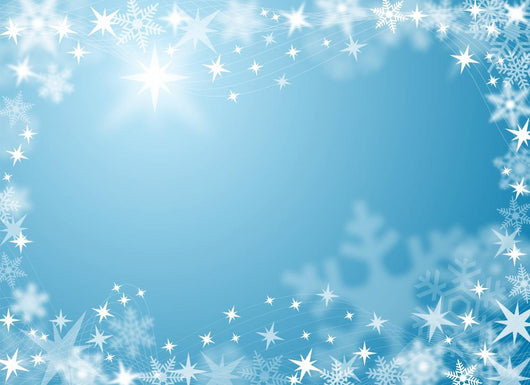 Festive Snow Ice Wall Decal