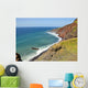 Waves Crash Black Sand Wall Decal