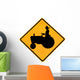 Tractor Crossing Street Sign Wall Decal