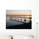 Pontoon Sunset Baltic Sea Wall Decal