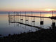 Pontoon Sunset Baltic Sea Wall Decal