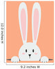White Easter Rabbit Wall Decal