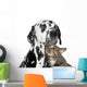 Friends Tabby-cat and Dalmatian Wall Decal