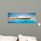 Beautiful Tropical Island Wall Decal Panoramic Wall Decal