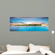 Beautiful Tropical Island Wall Decal Panoramic Wall Decal