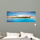 Beautiful Tropical Island Wall Decal Panoramic Wall Decal