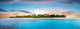 Beautiful Tropical Island Wall Decal Panoramic Wall Decal