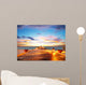 Wooden Jetty Sunset Wall Decal