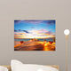Wooden Jetty Sunset Wall Decal