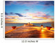 Wooden Jetty Sunset Wall Decal