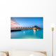 Water Villas Maldives Resort Wall Decal