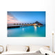 Water Villas Maldives Resort Wall Decal