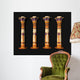 3D Illustration Egyptian Pillars Wall Decal