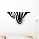Abstract Spiral with Empty Wall Decal