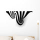Abstract Spiral with Empty Wall Decal