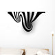 Abstract Spiral with Empty Wall Decal