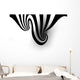 Abstract Spiral with Empty Wall Decal