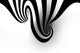 Abstract Spiral with Empty Wall Decal