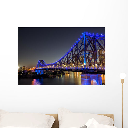 Story Bridge Crossing Brisbane Wall Decal