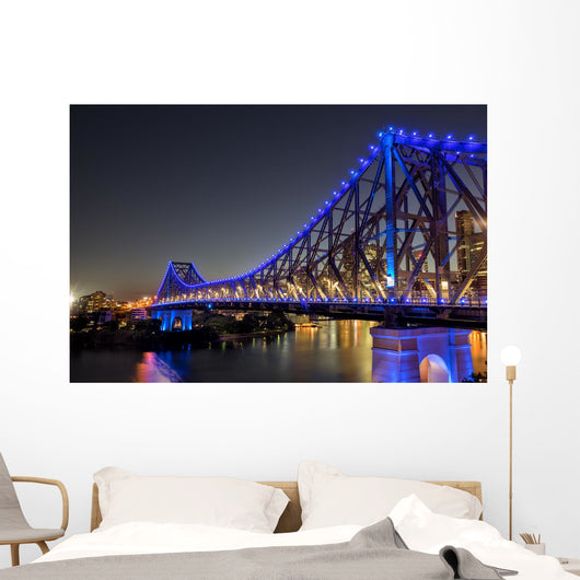 Story Bridge Crossing Brisbane Wall Decal