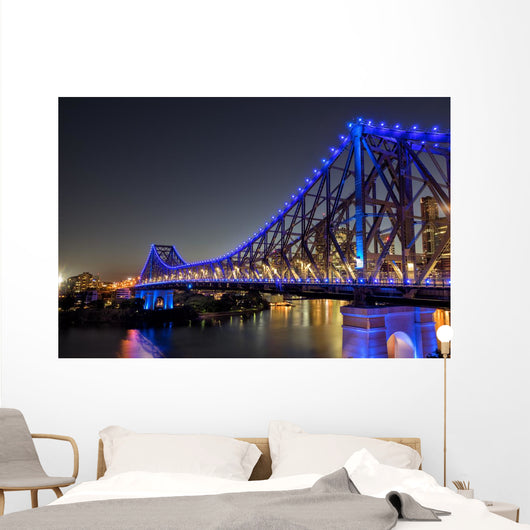 Story Bridge Crossing Brisbane Wall Decal